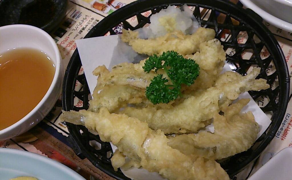 わかさぎ天ぷら