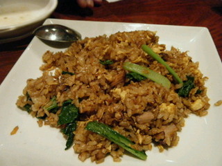 青菜入り豚バラ炒飯