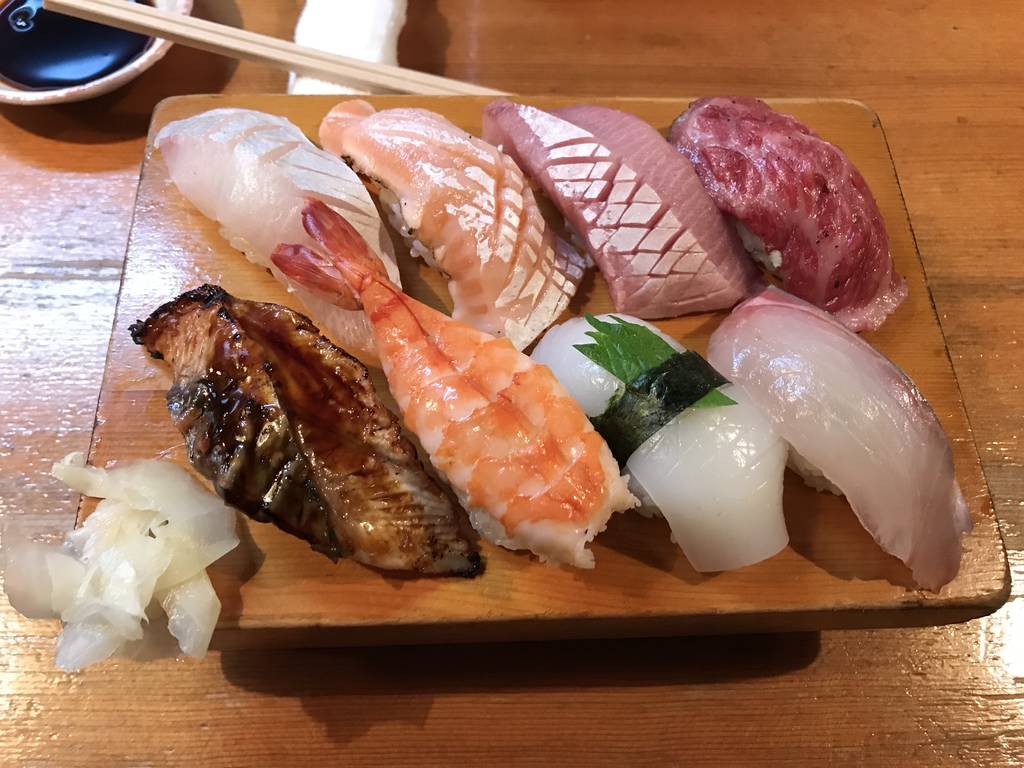 寿司、おまかせ（１２００円）