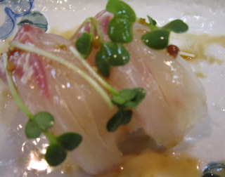 鯛のごまにんにくしょうゆ