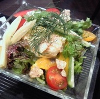 とうもろこしパルフェと雑穀のサラダ