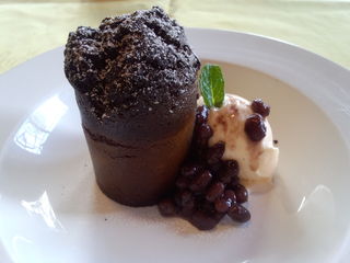 抹茶のフォンダンショコラ