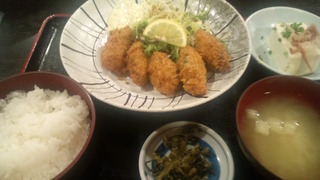カキフライ定食
