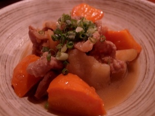 白金豚の肉じゃが