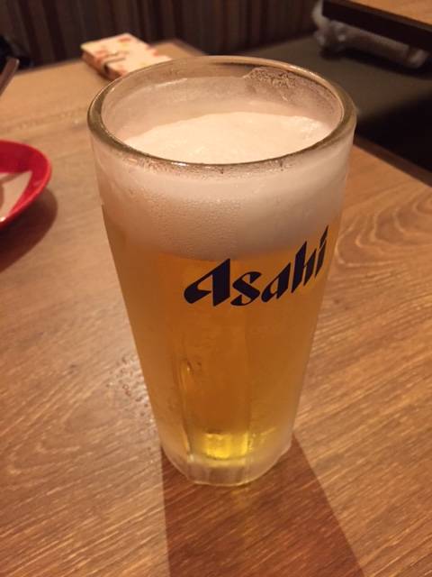 アサヒスーパードライ生ビール 中ジョッキ