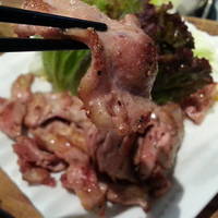 朝引き 鶏のセセリ(首肉)炒め