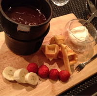 チョコレートフォンデュ　