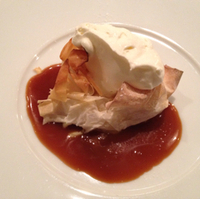 キャラメルリンゴとカスタードの包み焼き　