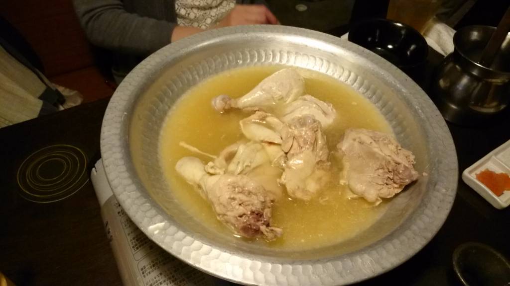 濃厚鶏ガラスープの水炊き