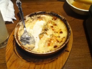 ずわい蟹のグラタン