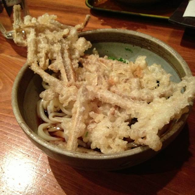 冷やしごぼう天うどん