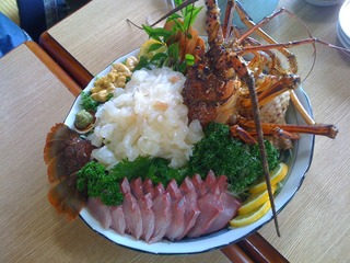 伊勢海老のお造り