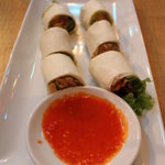 サーモンとアボアガドの生春巻き