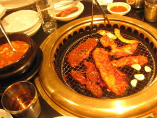 コチュジャン豚の盛り合わせ