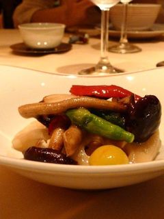 季節野菜の岩塩炒め