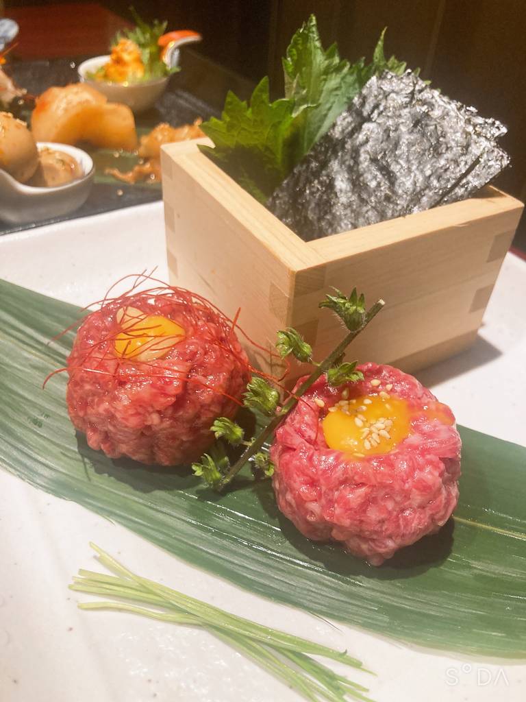 国産和牛生ユッケ２種盛り