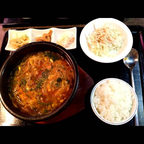 ユッケジャン　＆　コムタン定食