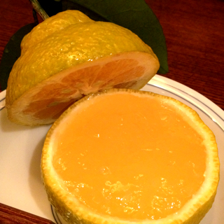 三宝柑のジュレ