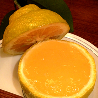 三宝柑のジュレ