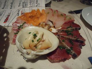 海の幸のカルパッチョ