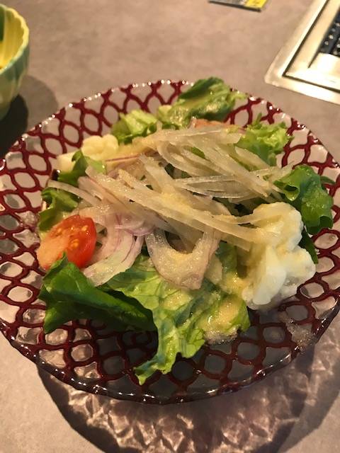 ランチのサラダ