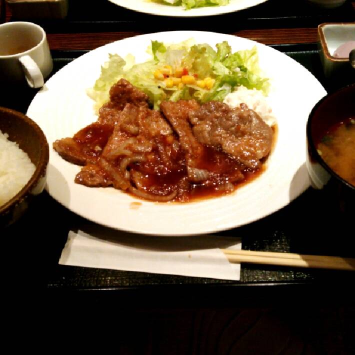 生姜焼きランチ