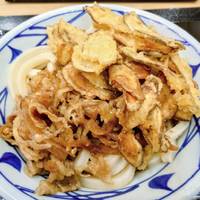 牛ごぼう天ぶっかけうどん