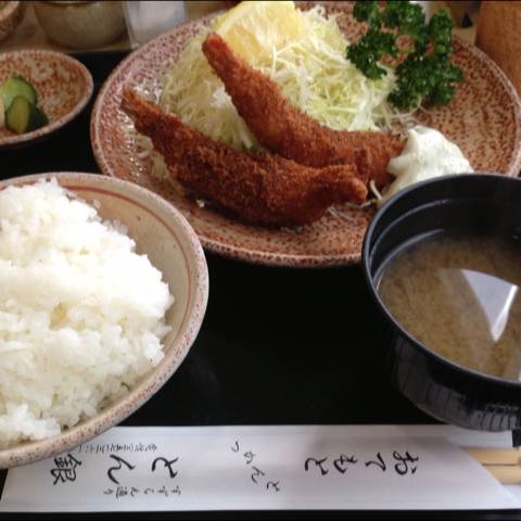 えびフライ定食