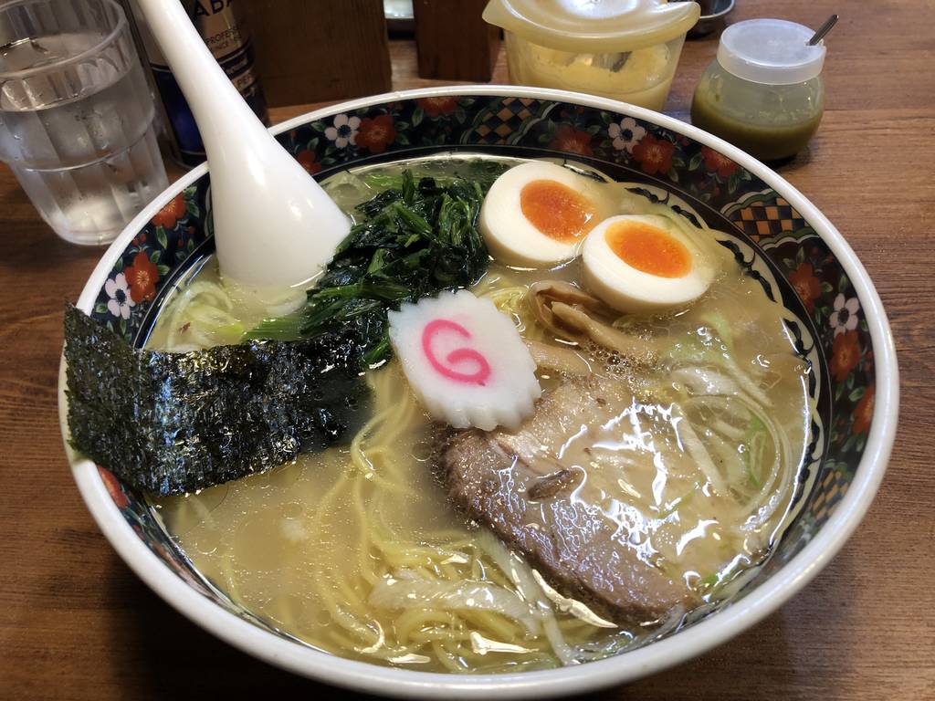 塩そば　味たまごのせ