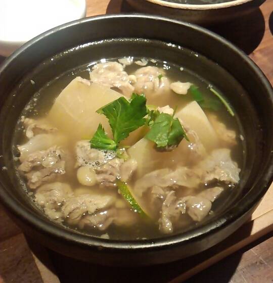 牛すじ　ゆず大根