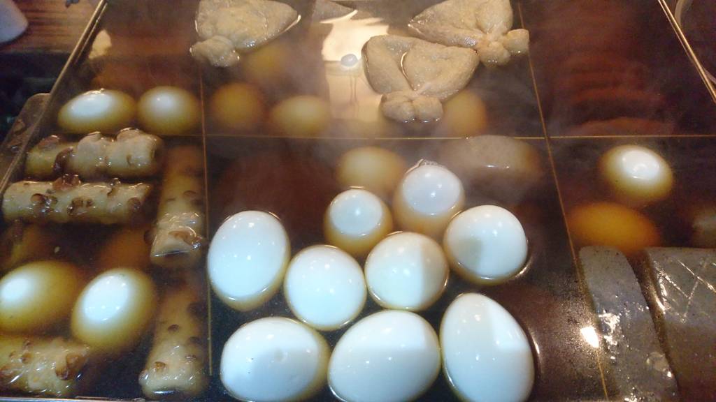 鶏だしおでん、備長炭炭火焼鳥