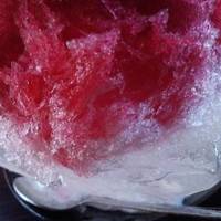 かき氷（生搾りイチゴ）