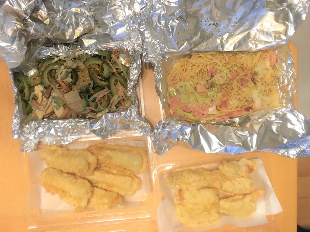 今週のテイクアウトメニューの一例です．