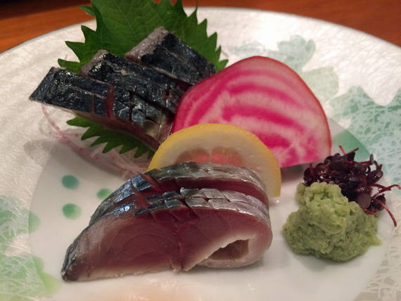 だいこんポルチーニソースかけ