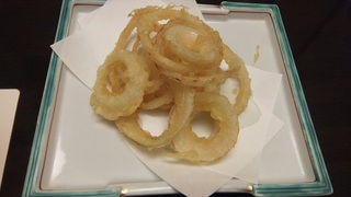 淡路玉葱の天麩羅