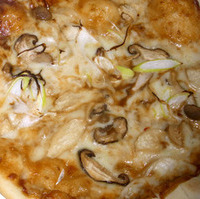 八丁味噌と茸のピッツァ