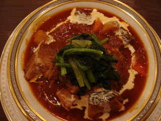 ビーフシチュー煮込みハンバーグ