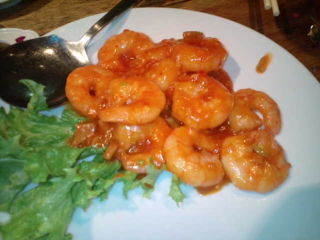 ぷりぷり海老のチリソース炒め