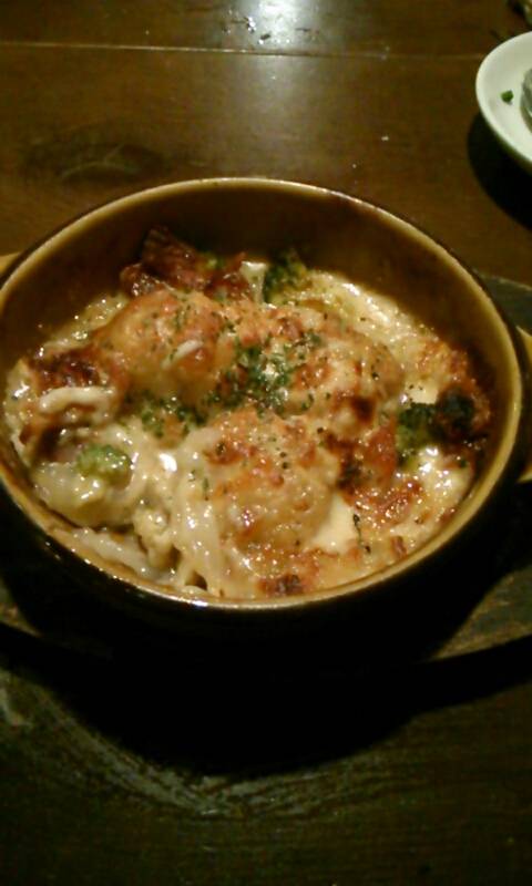 白子のクリームもちグラタン