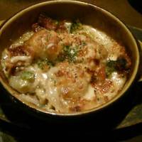 白子のクリームもちグラタン