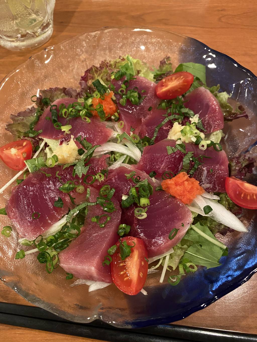 カツオの彩り野菜