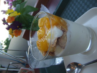 玄米フレークシェイク　マンゴー杏仁