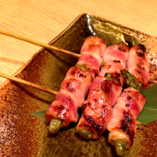 アスパラベーコン串