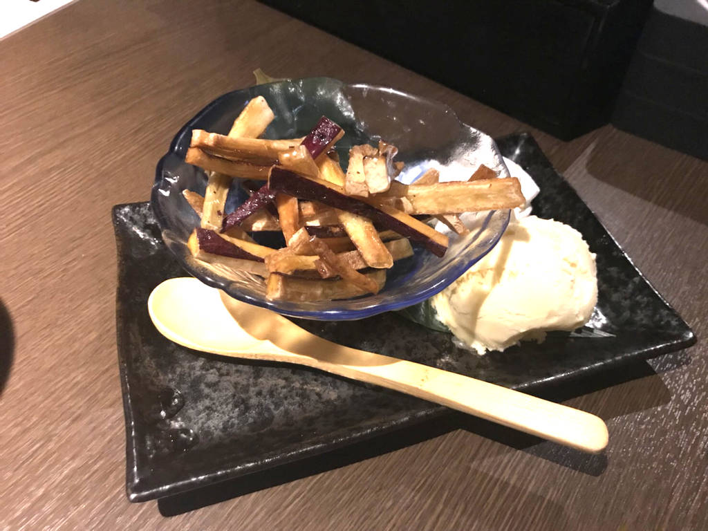 さつまいもスティックｏｎアイス