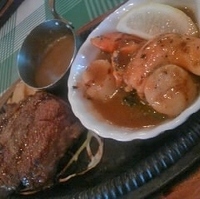 ステーキ＆帆立のグリル