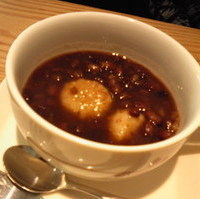 玄米餅のおしるこ