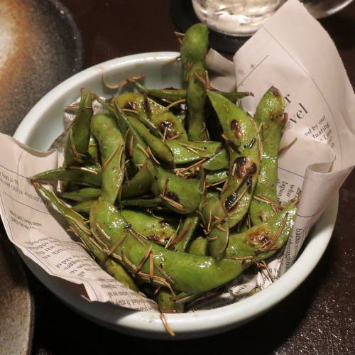 枝豆のローズマリー焼き