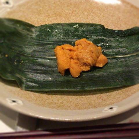 シェフの厳選コース　ウニ