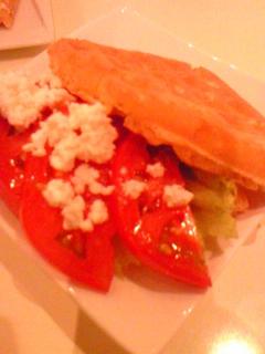 ワッフルバーガー・ハム＆チーズ