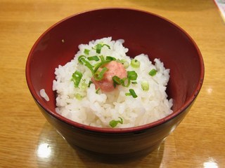 めんたいマヨネーズごはん